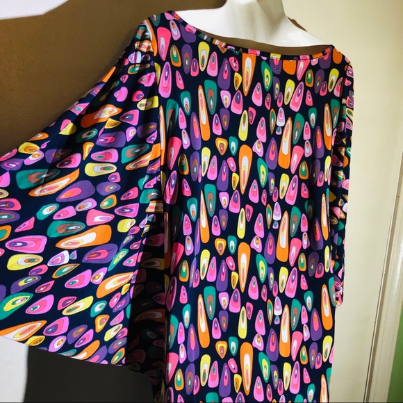 Boutique-Tracy Negoshian gumdrop Gray tunic/dress - Picture 5 of 8